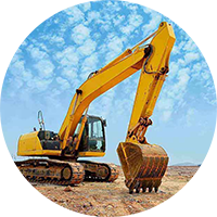 Construction equipment circle