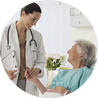 doctor with patient 2 circle