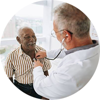 doctor with patient 3 circle