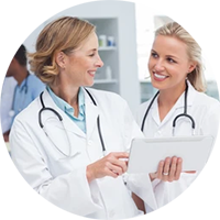 doctors talking 1 circle