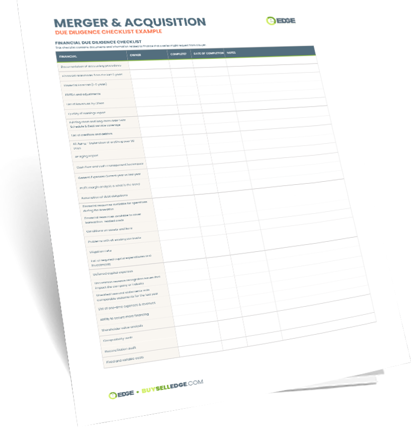 Due Diligence Checklist Mock